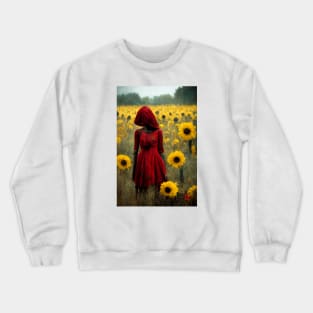 Girl in the Flowers Crewneck Sweatshirt